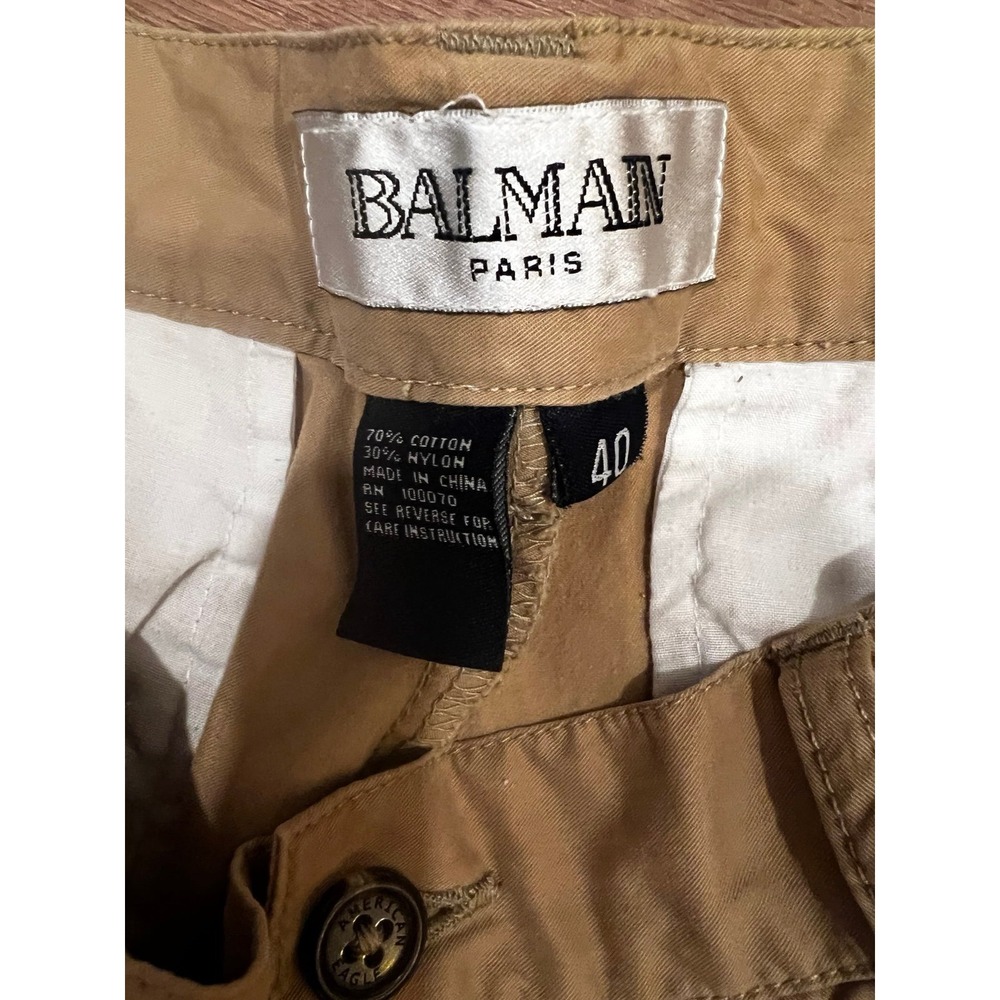Balmain men's cargo shorts size 40